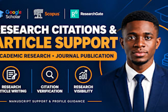 increase google scholar, scopus citations, write and publish research article