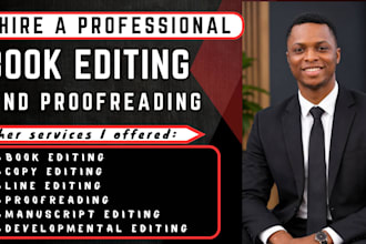 do book editing, copy editing, and proofreading for amazon kdp