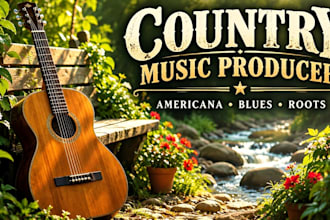 write sing custom blues americana or folk rock song