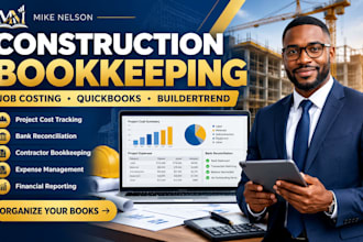 do construction bookkeeping, job costing control,  in quickbooks, buildertrend
