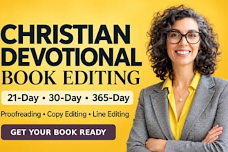 do christian book editing and proofreading for devotional books