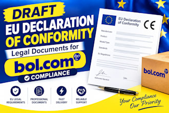 draft eu declaration of conformity legal documents for bol com compliance