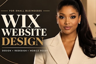 design or redesign your wix website