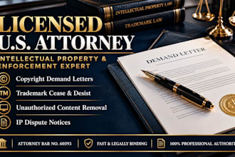 draft an intellectual property dispute notice