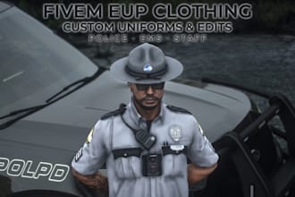 create and customize fivem eup clothing and uniforms
