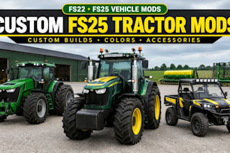 help you create custom fs22 fa25 tractors and vehicle mods