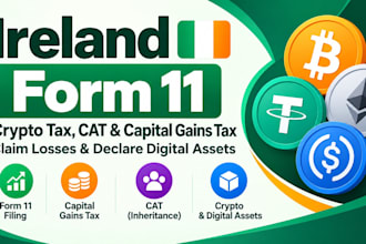 file ireland form 11 crypto tax cat cgt claim losses declare digital assets