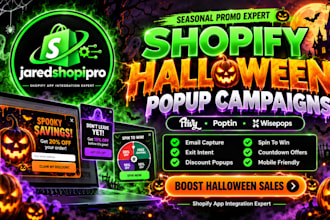 create shopify halloween popups with privy poptin and wisepops