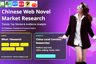 research chinese web novel market and trends for you
