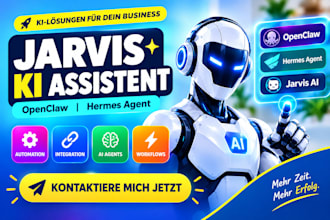jarvis ki assistent entwickeln, individuelle ai agenten, openclaw, hermes agent