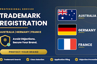 file australia germany france trademark avoid objections for brand protection
