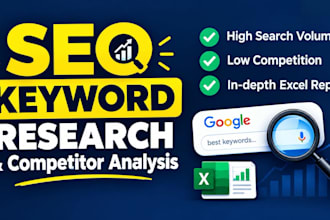 do profitable SEO keyword research and competitor analysis