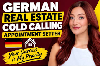 germany cold calling kaltakquise b2c real estate appointment setter sales closer