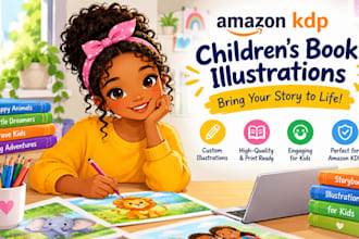 illustrate children books for amazon KDP