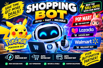 pokemon auto purchase bot auto buying lazada bot auto checkout bot walmart bot