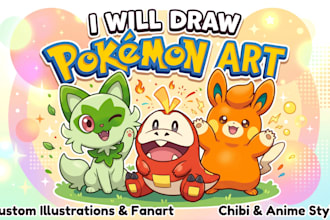 draw pokemon fan art