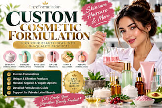 be your cosmetic chemist for skincare haircare and cosmetic formulation