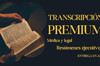 do premium spanish transcription medical legal and summaries