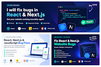 fix react and javascript website bugs and errors