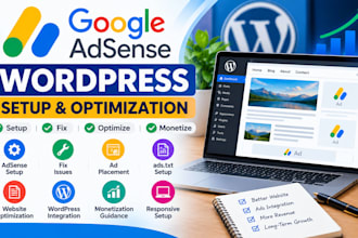 setup google adsense and optimize your wordpress website