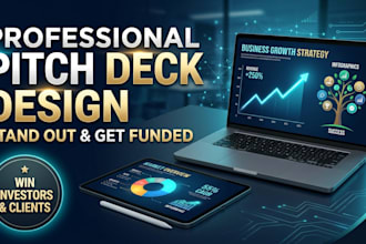 design professional sales presentations and investor pitch decks