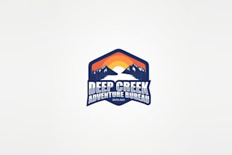 design tour travel adventure resort logo