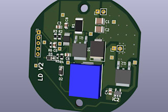 design automotive led driver, lighting controller and pwm dimmer pcb with layout