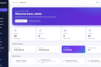 build a school management system
