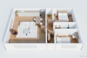 draw 2d cad floor plans and 3d floor plan from sketch or PDF