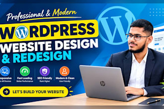 design, redesign your business wordpress website as a elementor expert