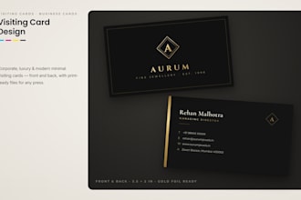 design unique business cards and visiting cards