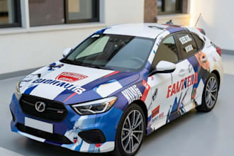 design custom vehicle wrap and car wrap branding