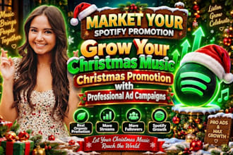 market your spotify christmas music with professional ad campaigns