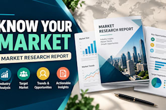 conduct market research and industry analysis for startups and brands