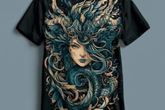 do bulk t shirt designs for printful, merch and teespring