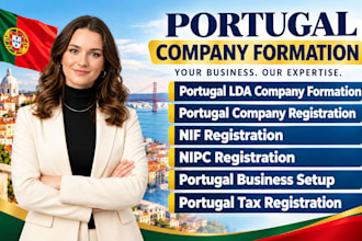 do portugal lda company formation, business registration, nif, nipc registration