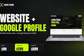 build your small business website and google business profile