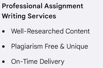 do accurate data entry and professional assignment typing work