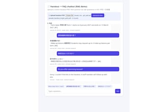 build a multilingual ai faq chatbot for your school or small business website
