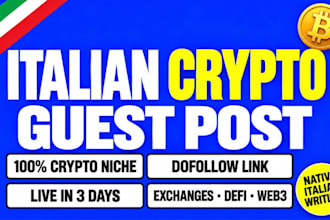 publish a dofollow guest post on an italian crypto blog