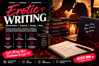 write a custom erotic story or romance short story