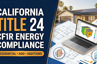 prepare california title 24 energy compliance reports and cf1r documentation