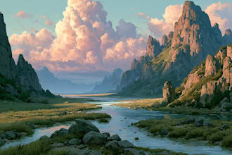design fantasy environment concept art