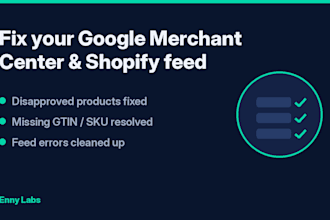 fix your google merchant center and shopify product feed errors