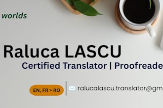 translate life sciences documents from english and french to romanian