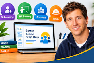 employee onboarding PPT, HR training, corporate presentation, workplace safety