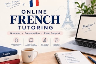 teach you french online with personalised lessons