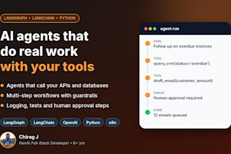build ai agents and automations with langchain and langgraph