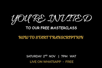 design luxury minimalist flyer for your buisness or masterclass