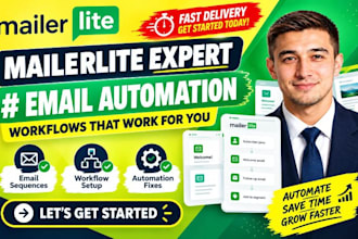 setup mailerlite automation mailerlite workflow email sequences automation setup